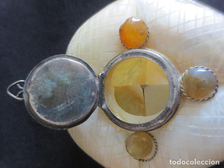 Escriban&iacute;a: TINTERO DE NACAR ESTILO ORIENTAL - Foto 6