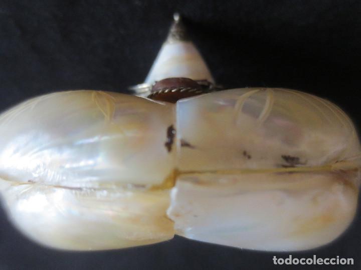 Escriban&iacute;a: TINTERO DE NACAR ESTILO ORIENTAL - Foto 7