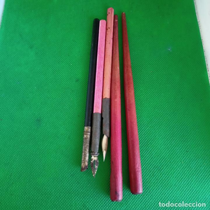 Escriban&iacute;a: Lote de 5 plumillas - Foto 2