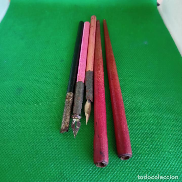 Escriban&iacute;a: Lote de 5 plumillas - Foto 1