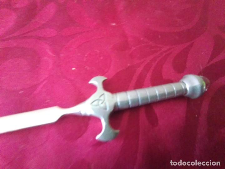 Escriban&iacute;a: Preciosa espada abre cartas de esta&ntilde;o y inox - Foto 2