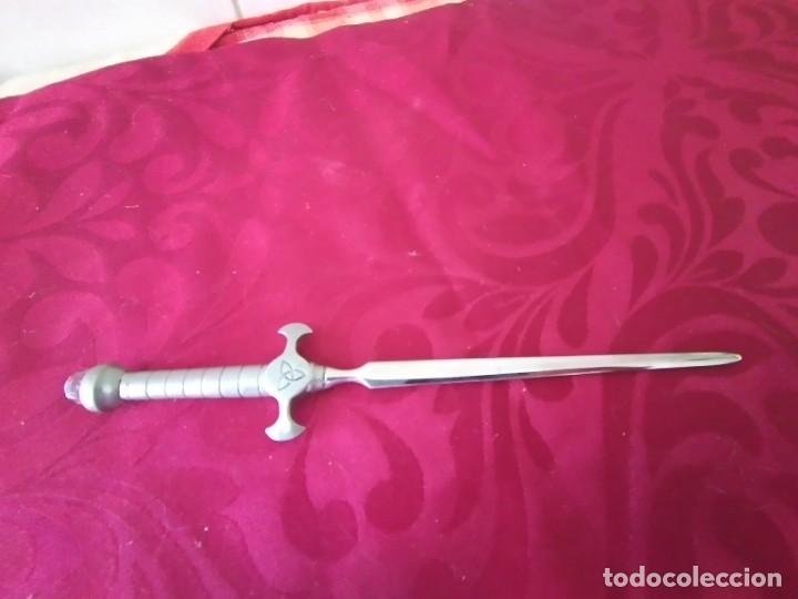 Escriban&iacute;a: Preciosa espada abre cartas de esta&ntilde;o y inox - Foto 6