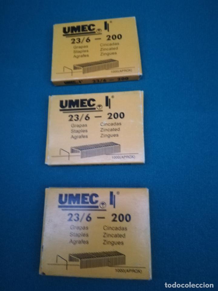 Escriban&iacute;a: TRES CAJAS DE GRAPAS UMEC 23/6 - Foto 1
