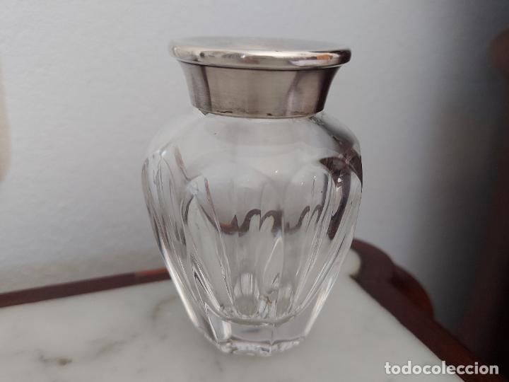 Escriban&iacute;a: Tintero de cristal de roca y plata de 925 contrastada - Foto 2
