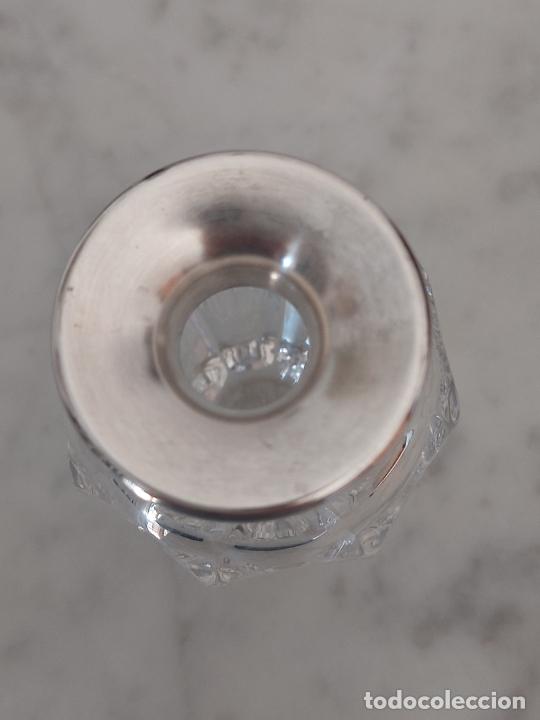 Escriban&iacute;a: Tintero de cristal de roca y plata de 925 contrastada - Foto 6