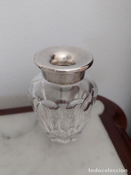 Escriban&iacute;a: Tintero de cristal de roca y plata de 925 contrastada - Foto 1
