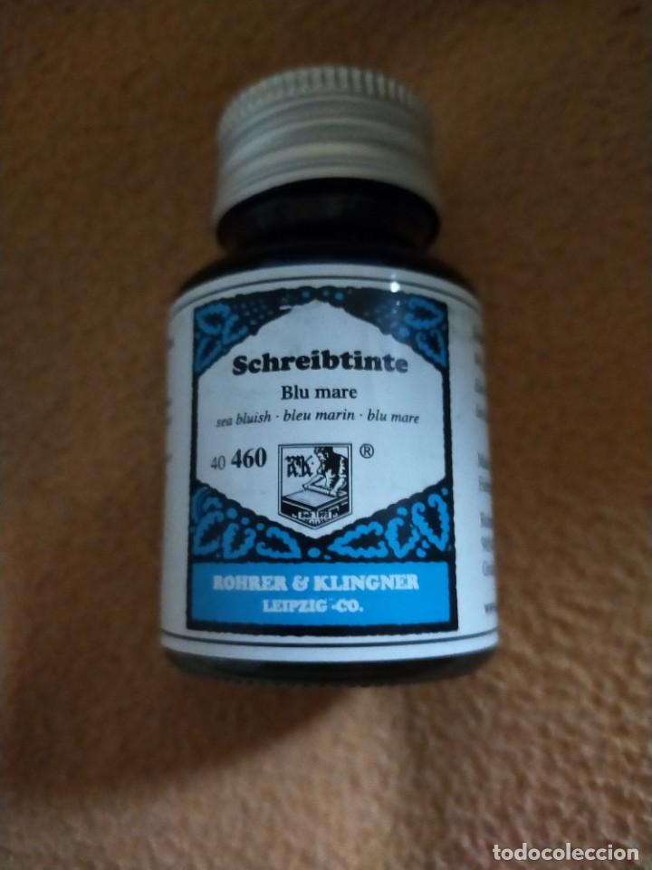 Escriban&iacute;a: Bote de tinta Rohrer kingner azul - Foto 1