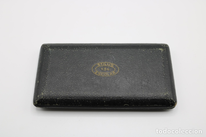 Escriban&iacute;a: Antiguo estuche de comp&aacute;s STILUS 134 ESCOLAR - Foto 2