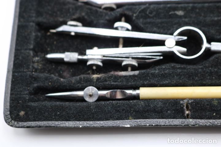 Escriban&iacute;a: Antiguo estuche de comp&aacute;s STILUS 134 ESCOLAR - Foto 4