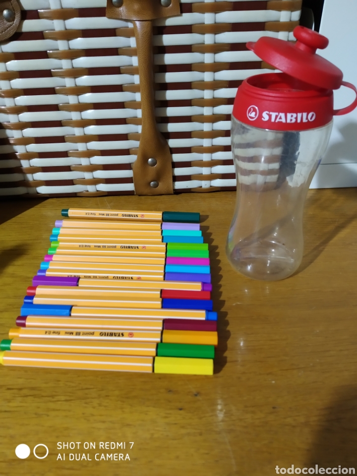 Escriban&iacute;a: Estuche con 17 Stabilo Point 88 Mini - Foto 2
