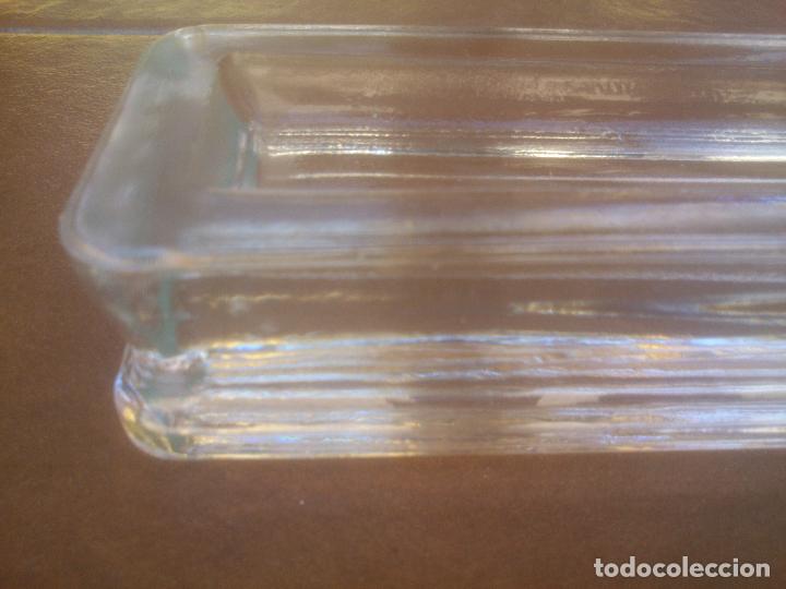 Escriban&iacute;a: Reposa Plumas Doble de Cristal. - Foto 2