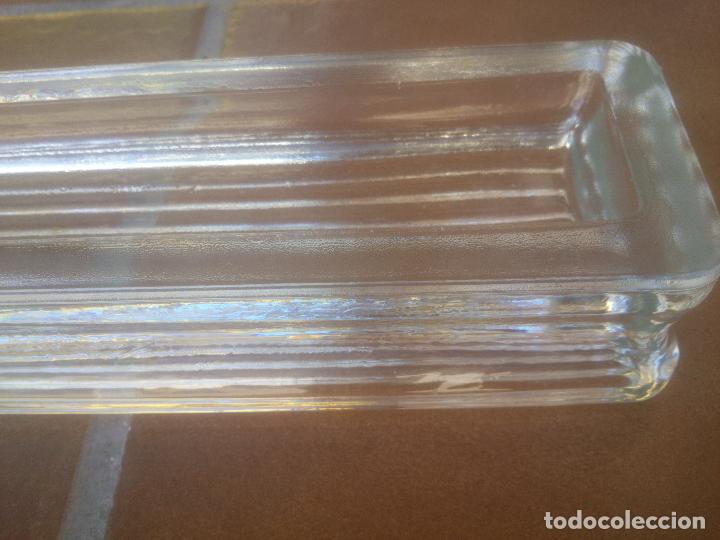 Escriban&iacute;a: Reposa Plumas Doble de Cristal. - Foto 3
