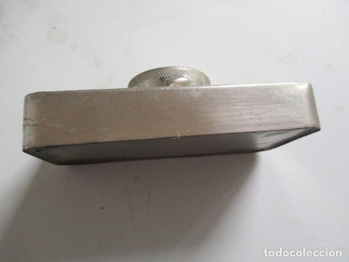 Escriban&iacute;a: TINTERO DE METAL, MIDE 12X6X2X3.5 CM. - Foto 3