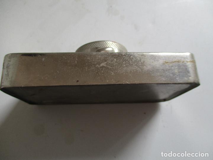Escriban&iacute;a: TINTERO DE METAL, MIDE 12X6X2X3.5 CM. - Foto 6