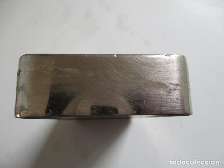 Escriban&iacute;a: TINTERO DE METAL, MIDE 12X6X2X3.5 CM. - Foto 7