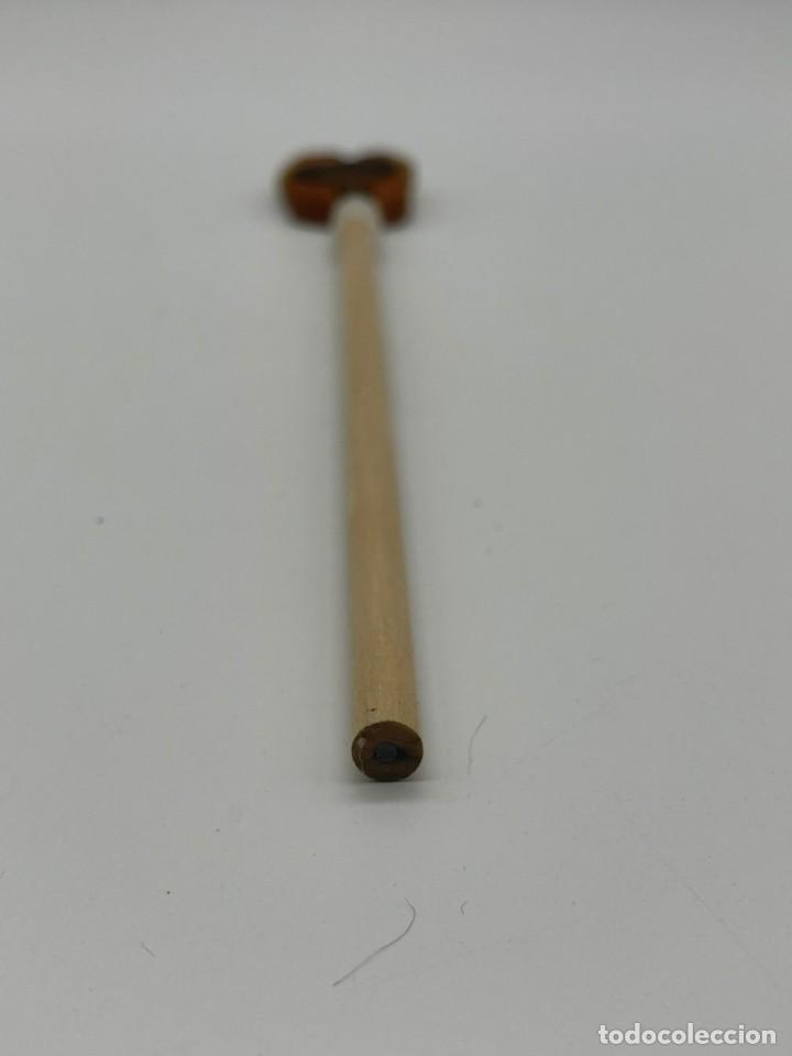 Escriban&iacute;a: LAPIZ CON CAPUCHON DE CANGREJO DE MADERA - Foto 3