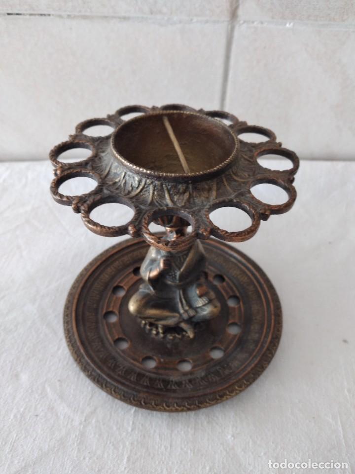 Escriban&iacute;a: Precioso lapicero de bronce oriental - Foto 2