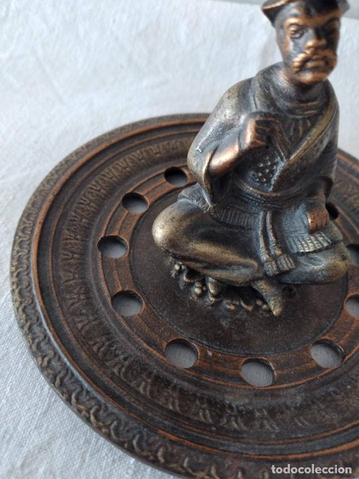 Escriban&iacute;a: Precioso lapicero de bronce oriental - Foto 4