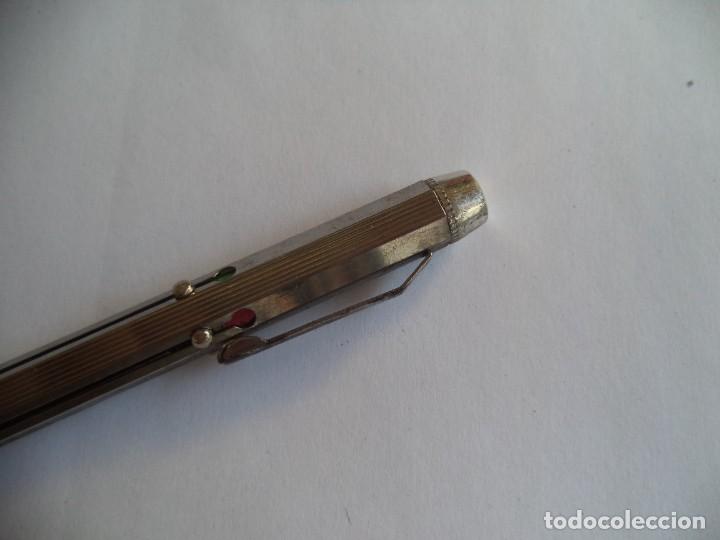 Escriban&iacute;a: Boligrafo autom&aacute;tico con 4 colores de minas. - Foto 2
