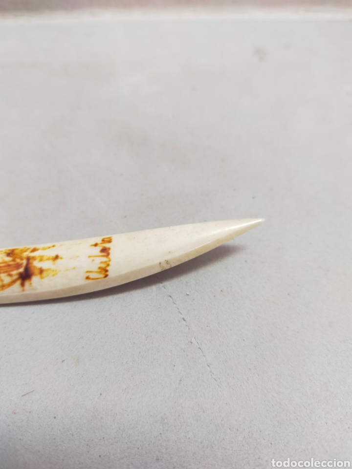 Escriban&iacute;a: ABRECARTAS PIROGRABADO EN HUESO, CHILE. - Foto 4