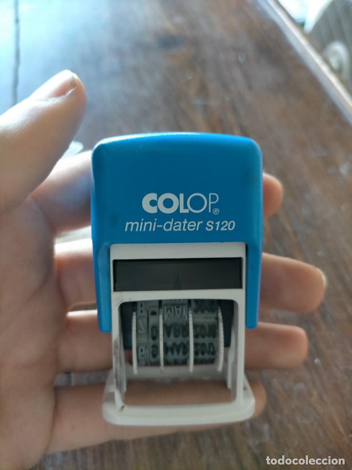 Escriban&iacute;a: Maquina / tamp&oacute;n para fechar documentos en caja original - Foto 1