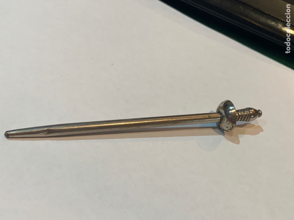 Escriban&iacute;a: Porta minas muy antiguo en forma de espada - Foto 1