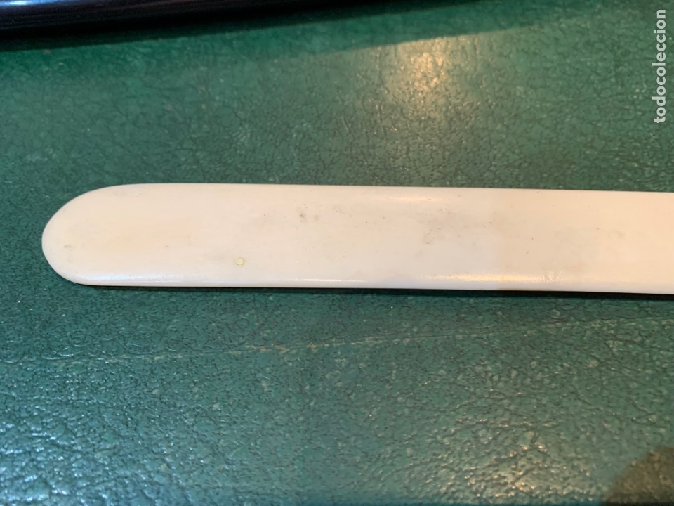 Escriban&iacute;a: Doblado de papel de Hueso mide 20 cm. - Foto 5