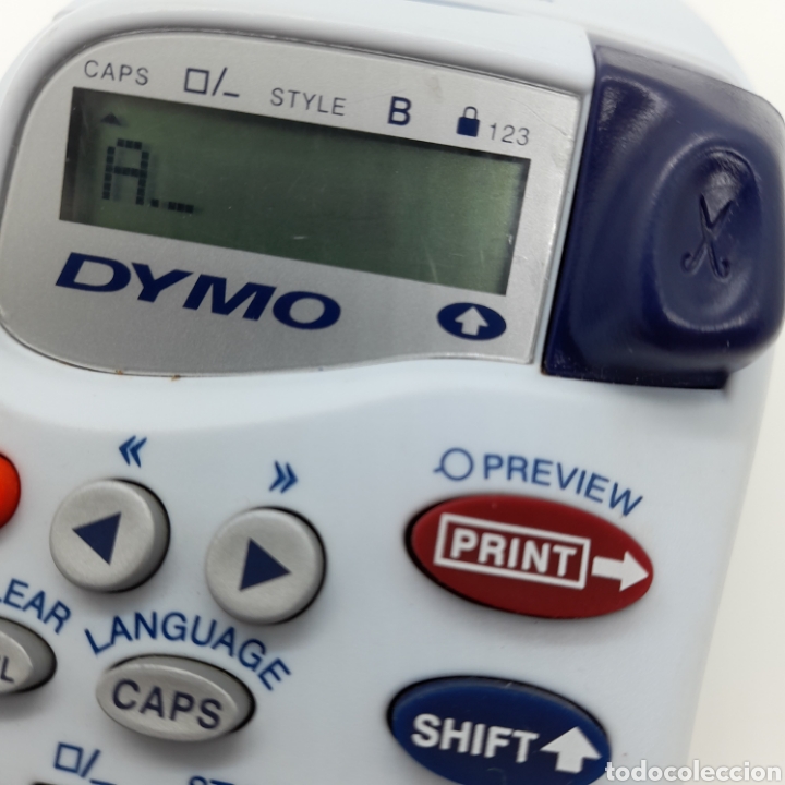 Escriban&iacute;a: MAQUINA DYMO. LETRA TAG. ESSELTE. A PILAS. FUNCIONANDO - Foto 3