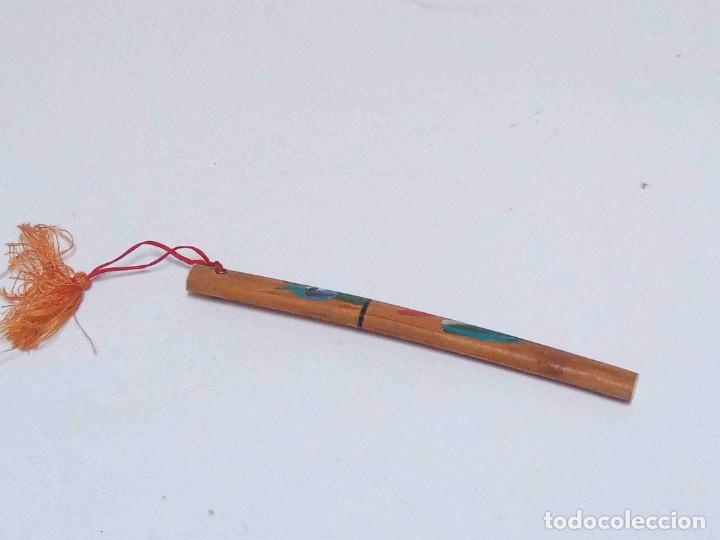 Escriban&iacute;a: Abrecartas con funda de madera aprox. 16cm - Foto 2