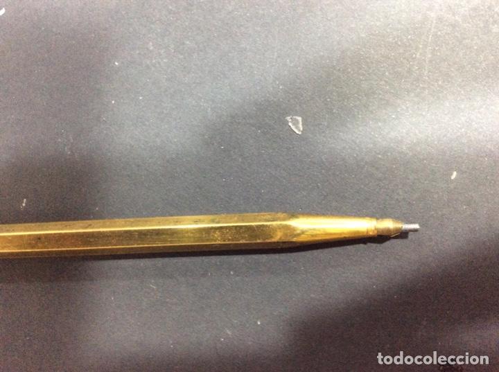 Escriban&iacute;a: ANTIGUO PORTAMINAS DE BRONCE MARCA TRIAL - Foto 3