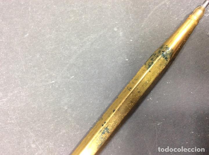 Escriban&iacute;a: ANTIGUO PORTAMINAS DE BRONCE MARCA TRIAL - Foto 4