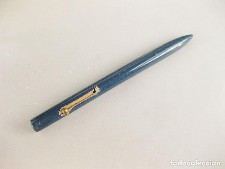 Escriban&iacute;a: Curioso palillero retr&aacute;ctil en madera. - Foto 1