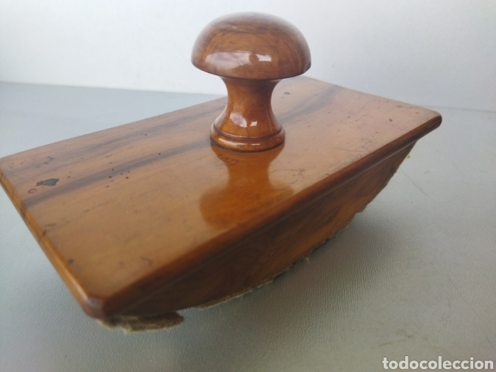 Escriban&iacute;a: Antiguo Secante de escritorio en madera. - Foto 2