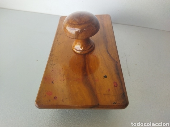 Escriban&iacute;a: Antiguo Secante de escritorio en madera. - Foto 3