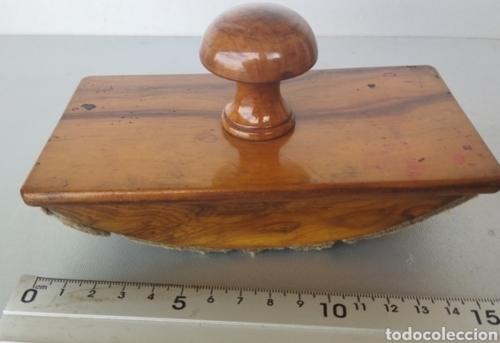Escriban&iacute;a: Antiguo Secante de escritorio en madera. - Foto 6