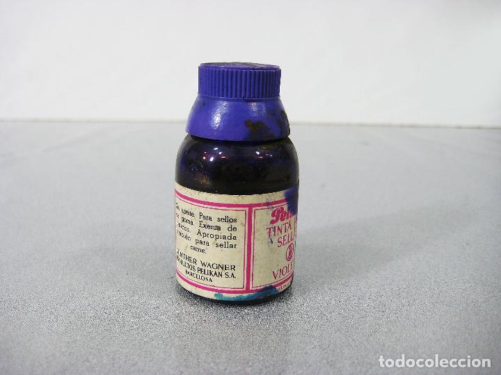 Escriban&iacute;a: FRASCO DE TINTA PELIKAN PARA SELLAR VIOLETA - Foto 1