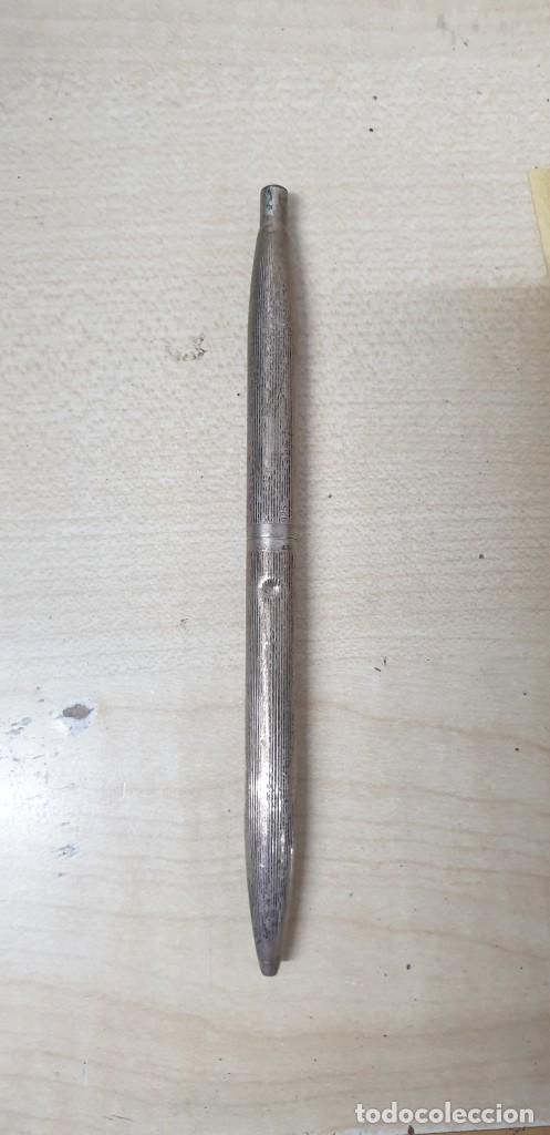 Escriban&iacute;a: Bol&iacute;grafo plata antiguo - Foto 1