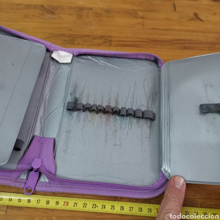 Escriban&iacute;a: Estuche de Frozen, marca Maped. usado - Foto 5