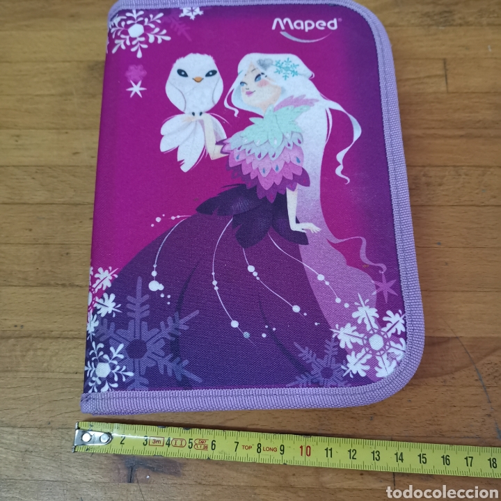 Escriban&iacute;a: Estuche de Frozen, marca Maped. usado - Foto 1