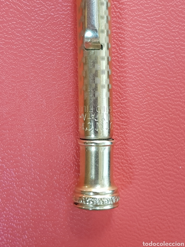 Escriban&iacute;a: LAPIZ MEC&Aacute;NICO ECLIPSE EVER-DULL- ORO 18 Kt GOLD FILLED. - Foto 2