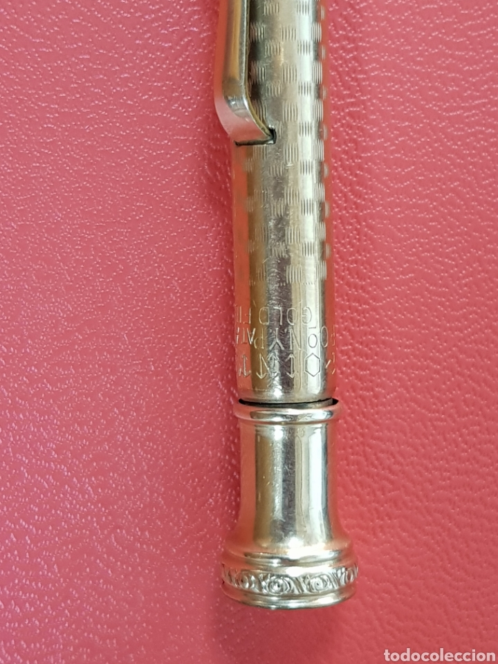 Escriban&iacute;a: LAPIZ MEC&Aacute;NICO ECLIPSE EVER-DULL- ORO 18 Kt GOLD FILLED. - Foto 4