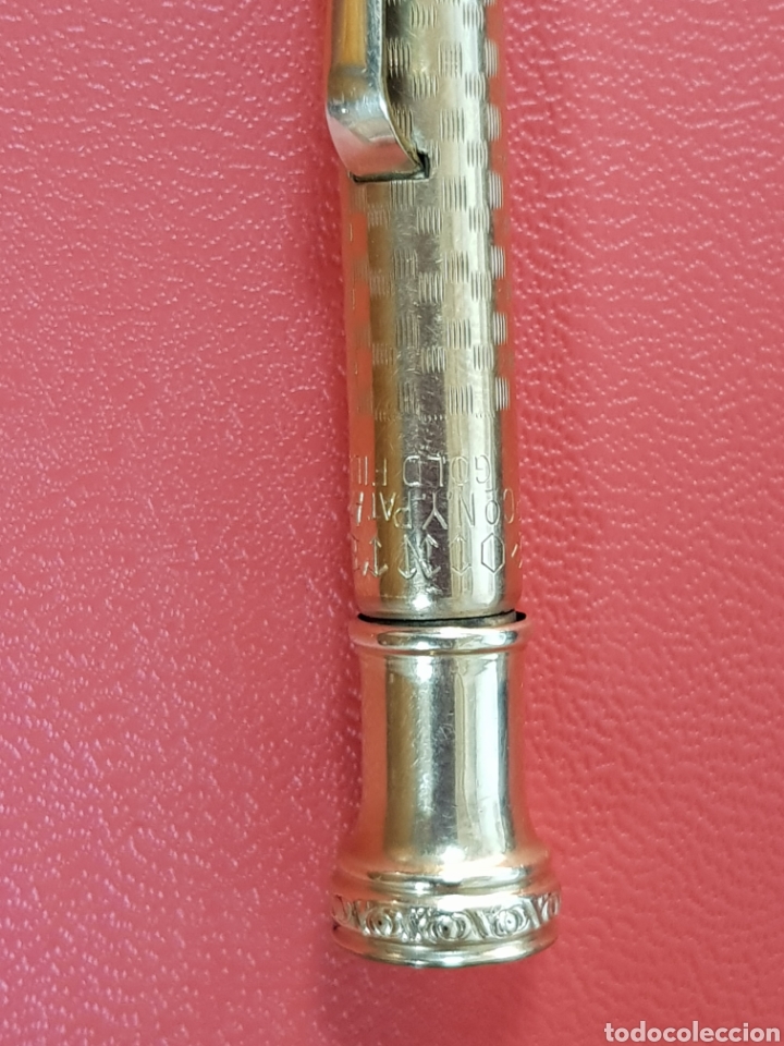 Escriban&iacute;a: LAPIZ MEC&Aacute;NICO ECLIPSE EVER-DULL- ORO 18 Kt GOLD FILLED. - Foto 5