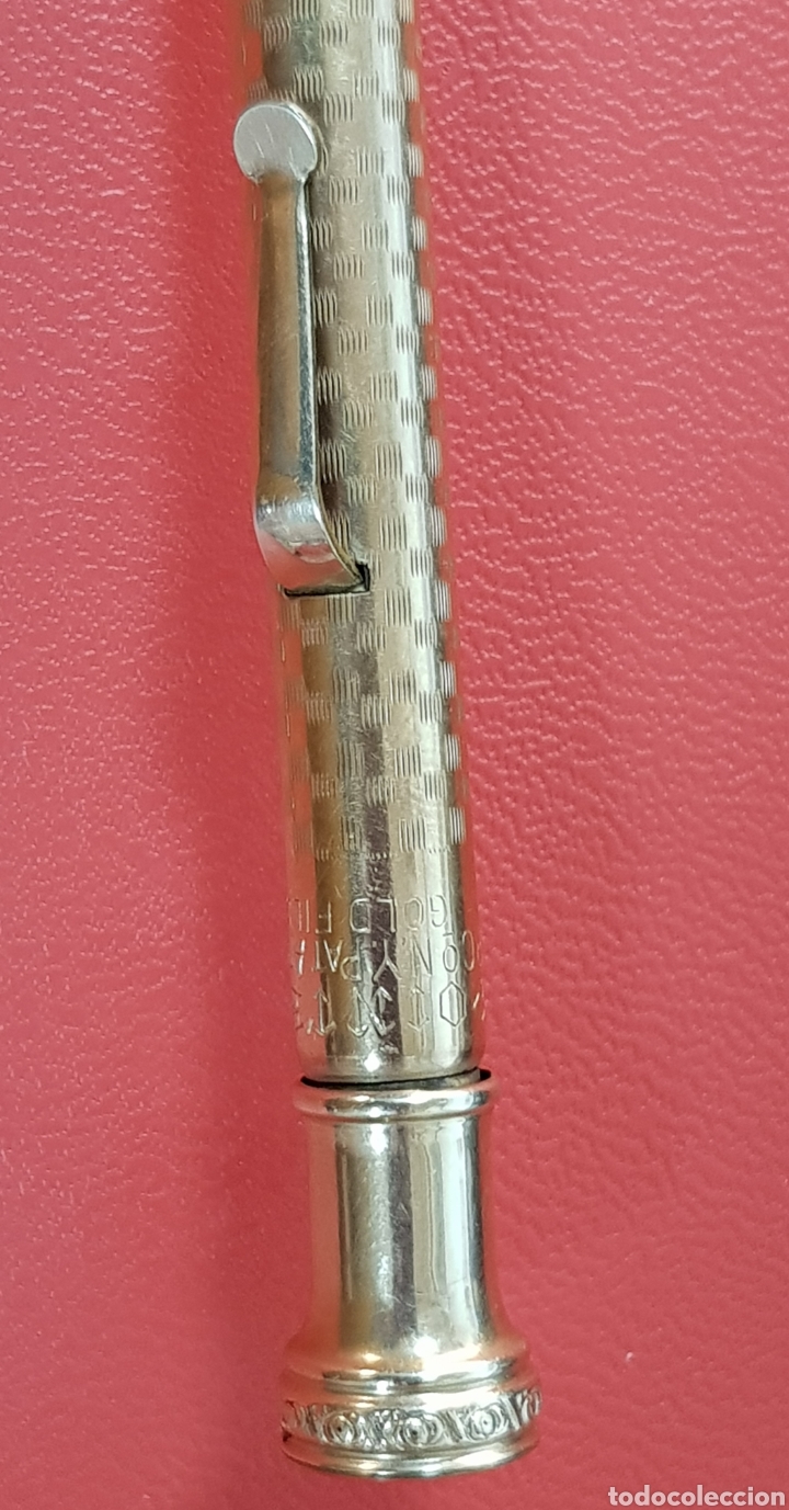 Escriban&iacute;a: LAPIZ MEC&Aacute;NICO ECLIPSE EVER-DULL- ORO 18 Kt GOLD FILLED. - Foto 7