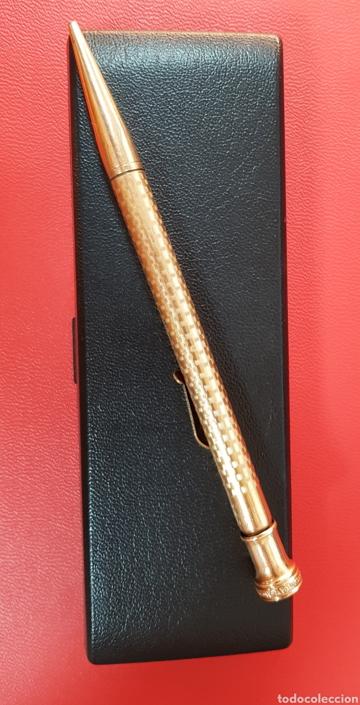 Escriban&iacute;a: LAPIZ MEC&Aacute;NICO ECLIPSE EVER-DULL- ORO 18 Kt GOLD FILLED. - Foto 1