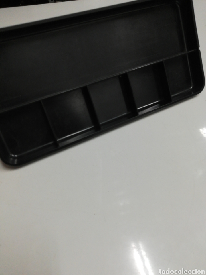 Escriban&iacute;a: Bandeja baquelita negra. Con compartimentos. - Foto 4