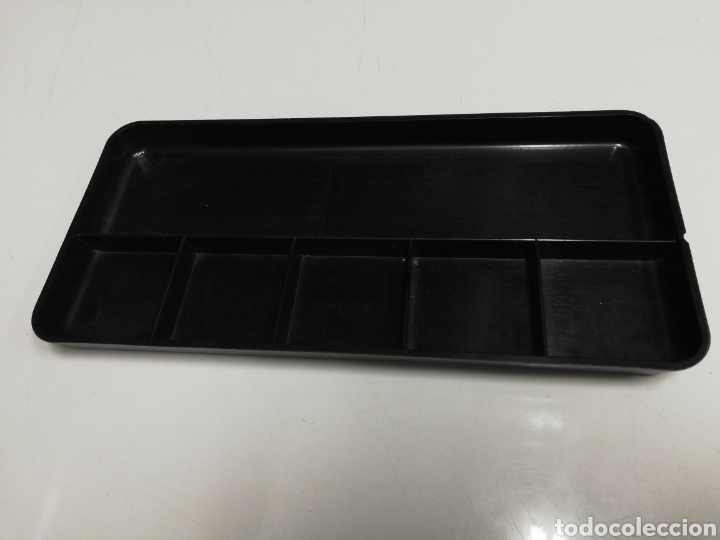 Escriban&iacute;a: Bandeja baquelita negra. Con compartimentos. - Foto 2