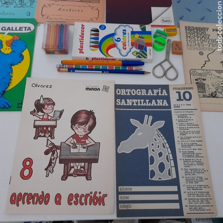 antigua cartera de escuela años 70 publicidad p - Comprar Outros objetos  vintage no todocoleccion