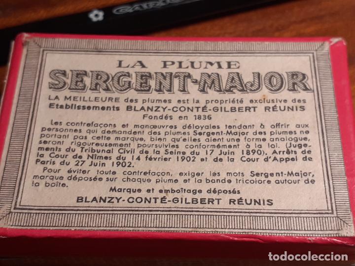 Escriban&iacute;a: Caja plumillas Sergent Major completa - Foto 3