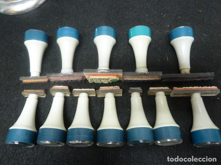 Escriban&iacute;a: LOTE(12)TAMPONES&middot;SELLOS DE ESTAMPACION-EUSKALGRAF - Foto 4