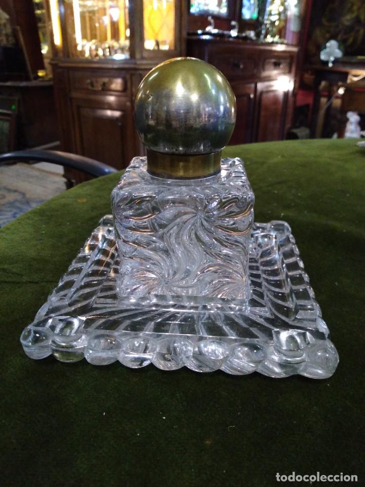 Escriban&iacute;a: Tintero en cristal. REF-4757 - Foto 1